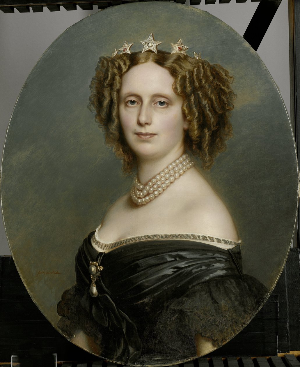 Portret Zofii Frederiki Matyldy (1818-77), księżnej Wirtembergii autorstwa Franz Xaver Winterhalter