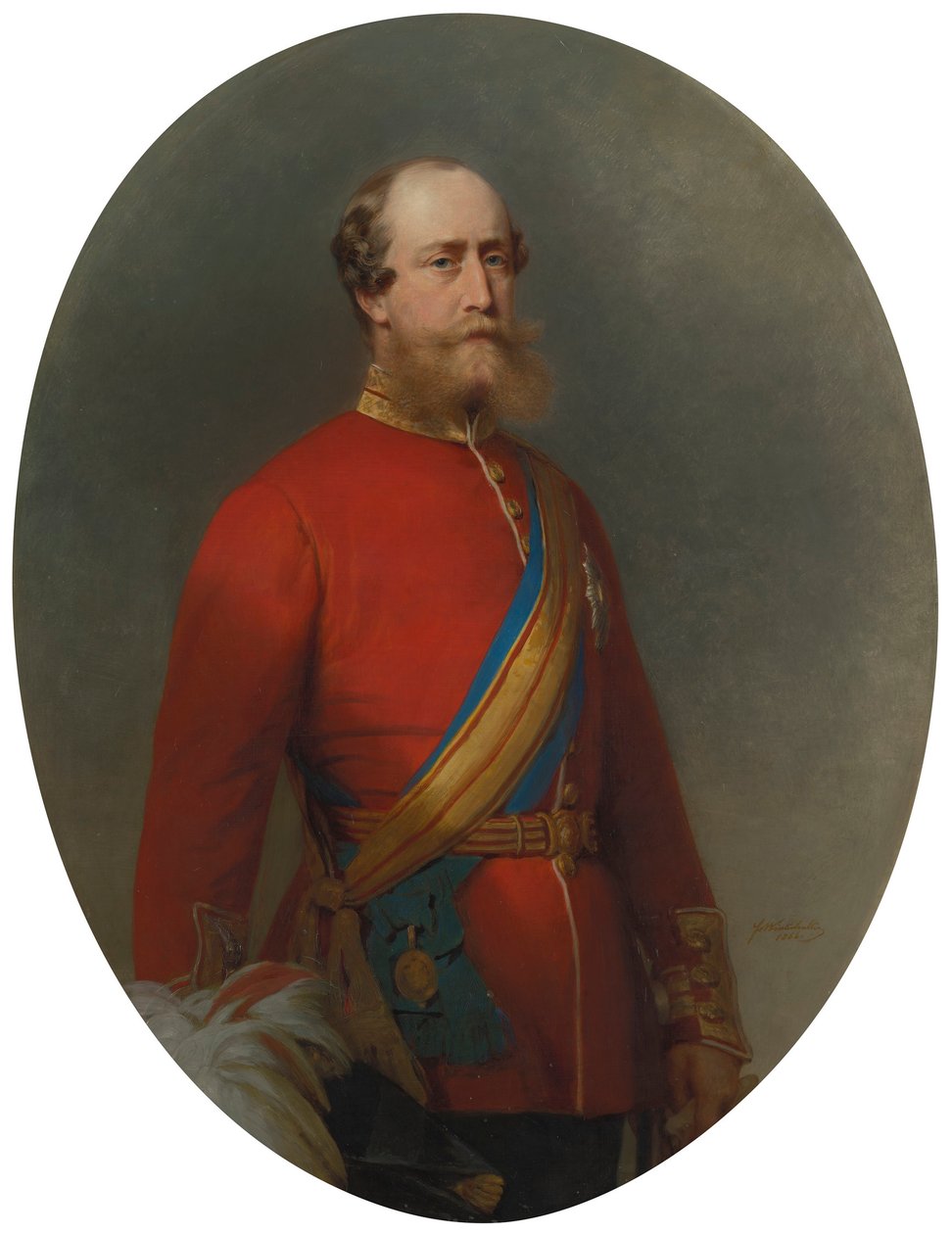 Książę Christian ze Szlezwiku-Holsztynu (1831-1917) autorstwa Franz Xaver Winterhalter