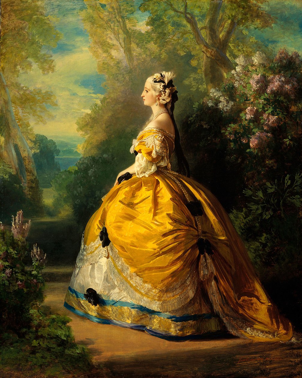 Cesarzowa Eugenia autorstwa Franz Xaver Winterhalter