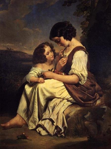 Ulubiony kwiat autorstwa Franz Xaver Winterhalter