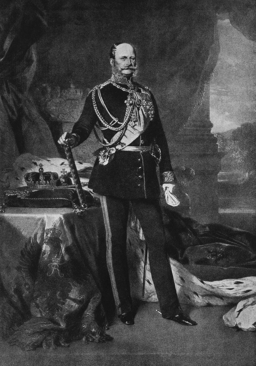 Wilhelm I Pruski - autorstwa Franz Xaver after Winterhalter