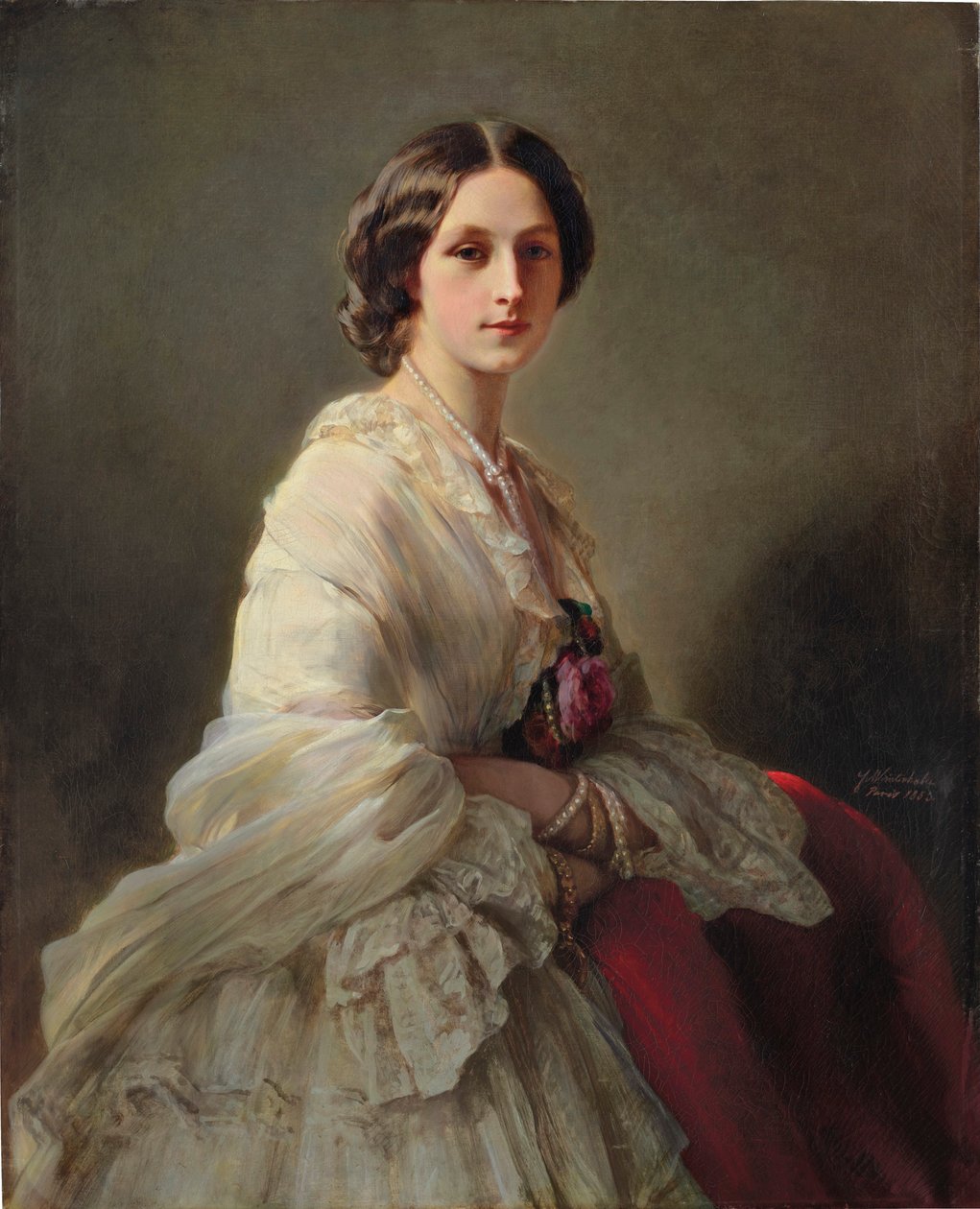 Portret hrabiny Eleny Iwanowny Orłowej-Denisowej, z domu Tchertkova 1830-1891, 1853. autorstwa Franz Xaver Winterhalter