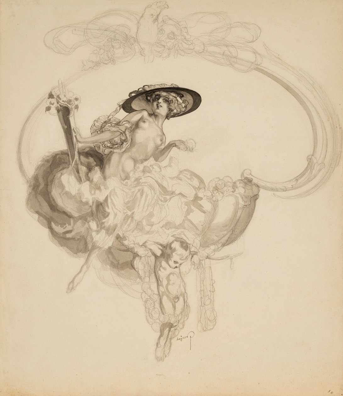 Bayros Franz von - Venus triumphans autorstwa Franz von Bayros