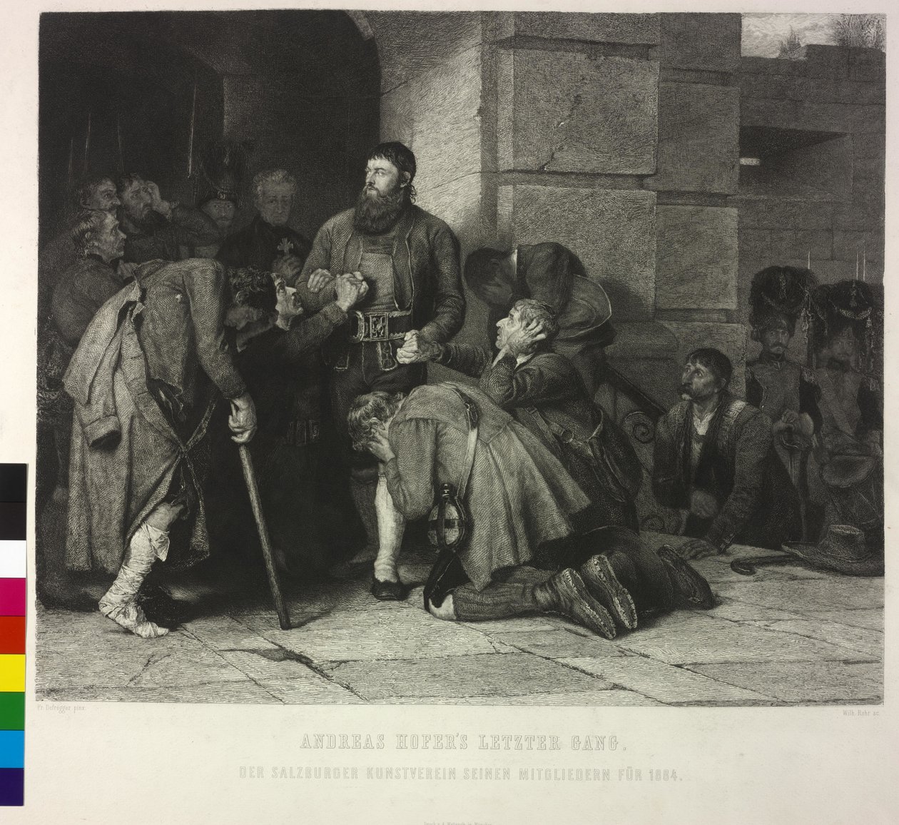 Ostatnia sprawa Andreasa Hofera autorstwa Franz von Defregger