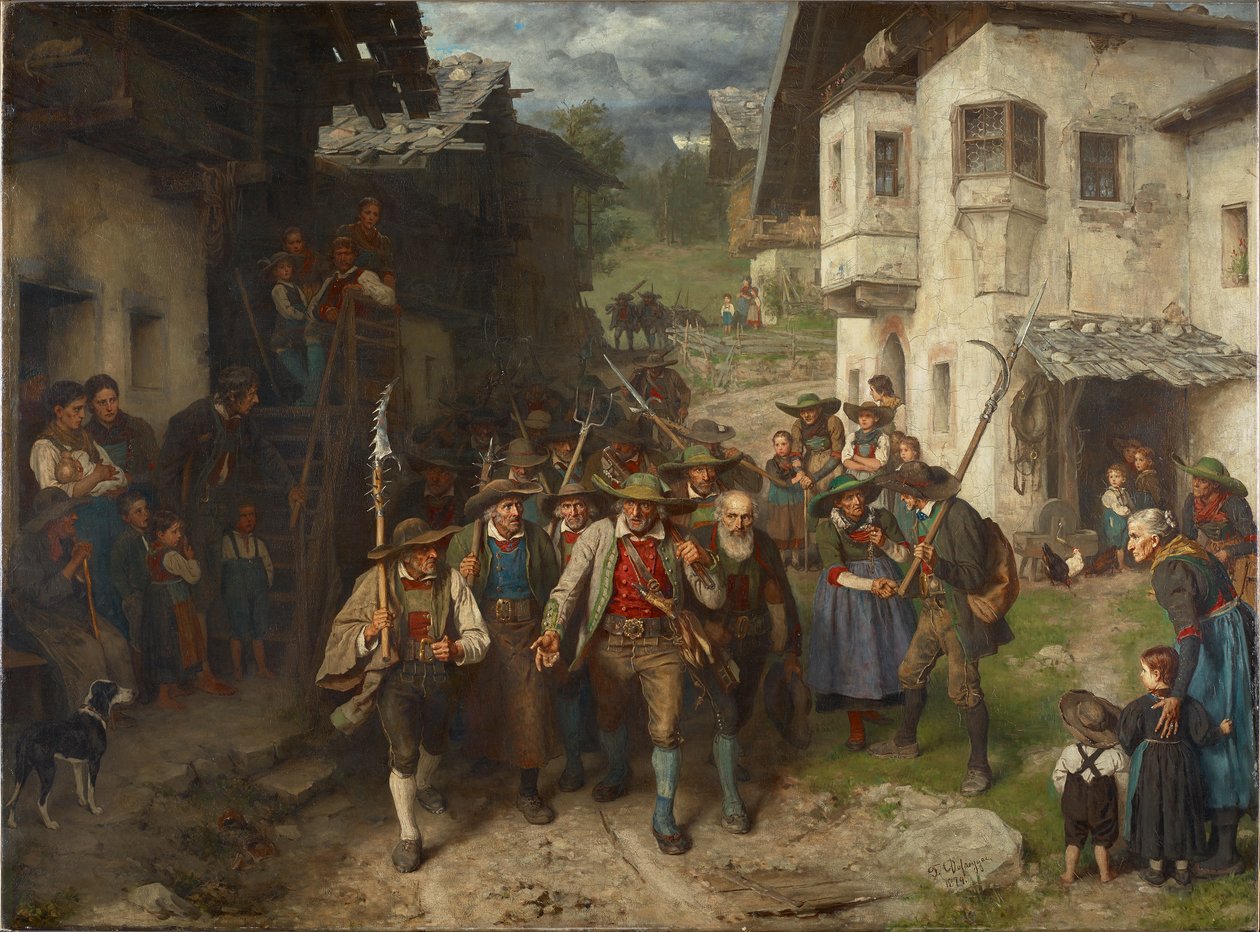 Ostatnia oferta autorstwa Franz von Defregger