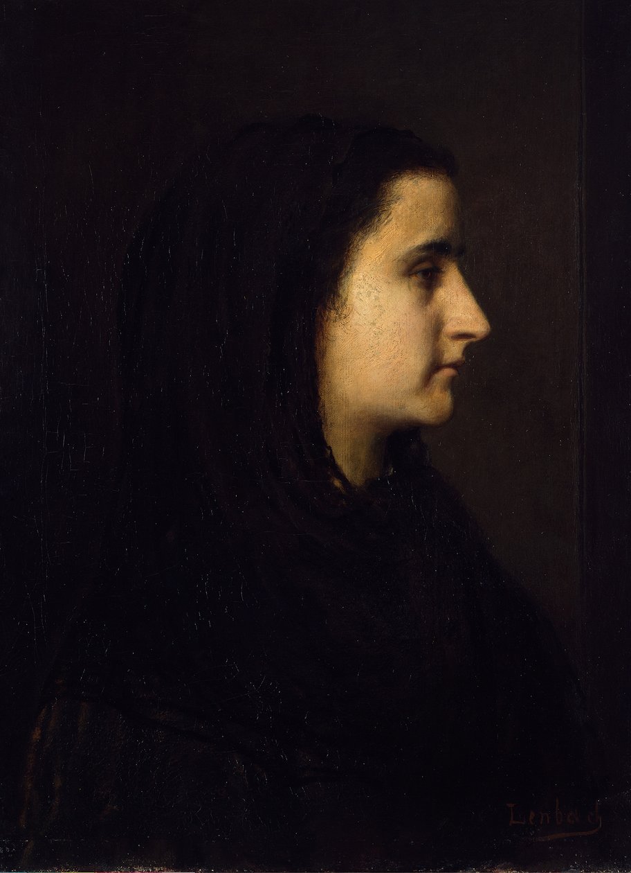 Portret Angeli Böcklin autorstwa Franz von Lenbach