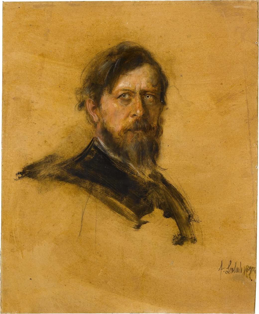 Portret Böcklina autorstwa Franz von Lenbach