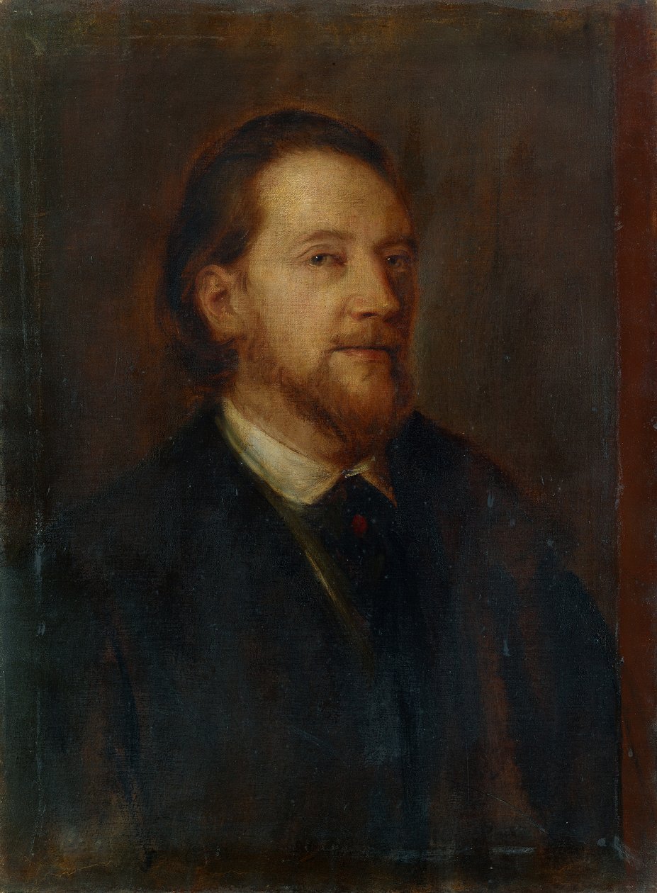 Portret pisarza Rudolpha Genée autorstwa Franz von Lenbach