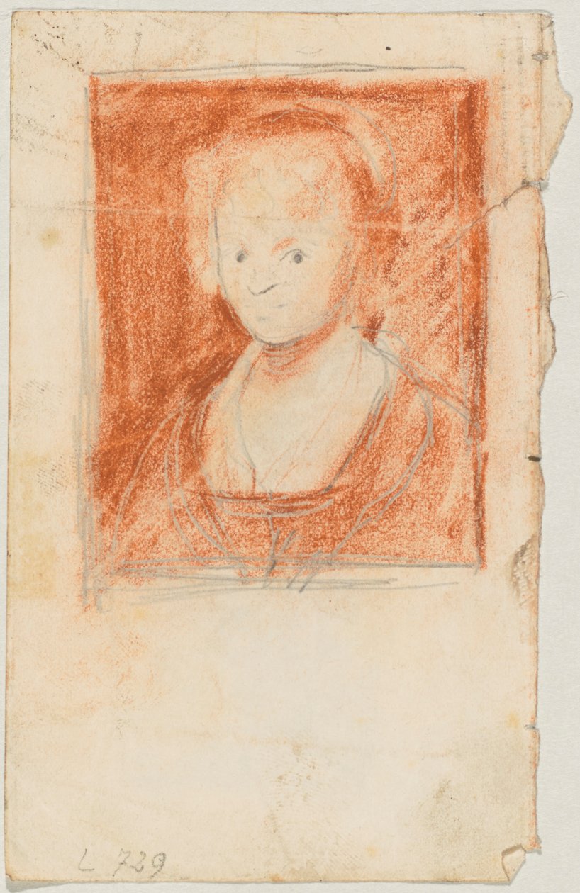 Brustbild eines jungen Mädchens; vermutlich nach Rubens autorstwa Franz von Lenbach