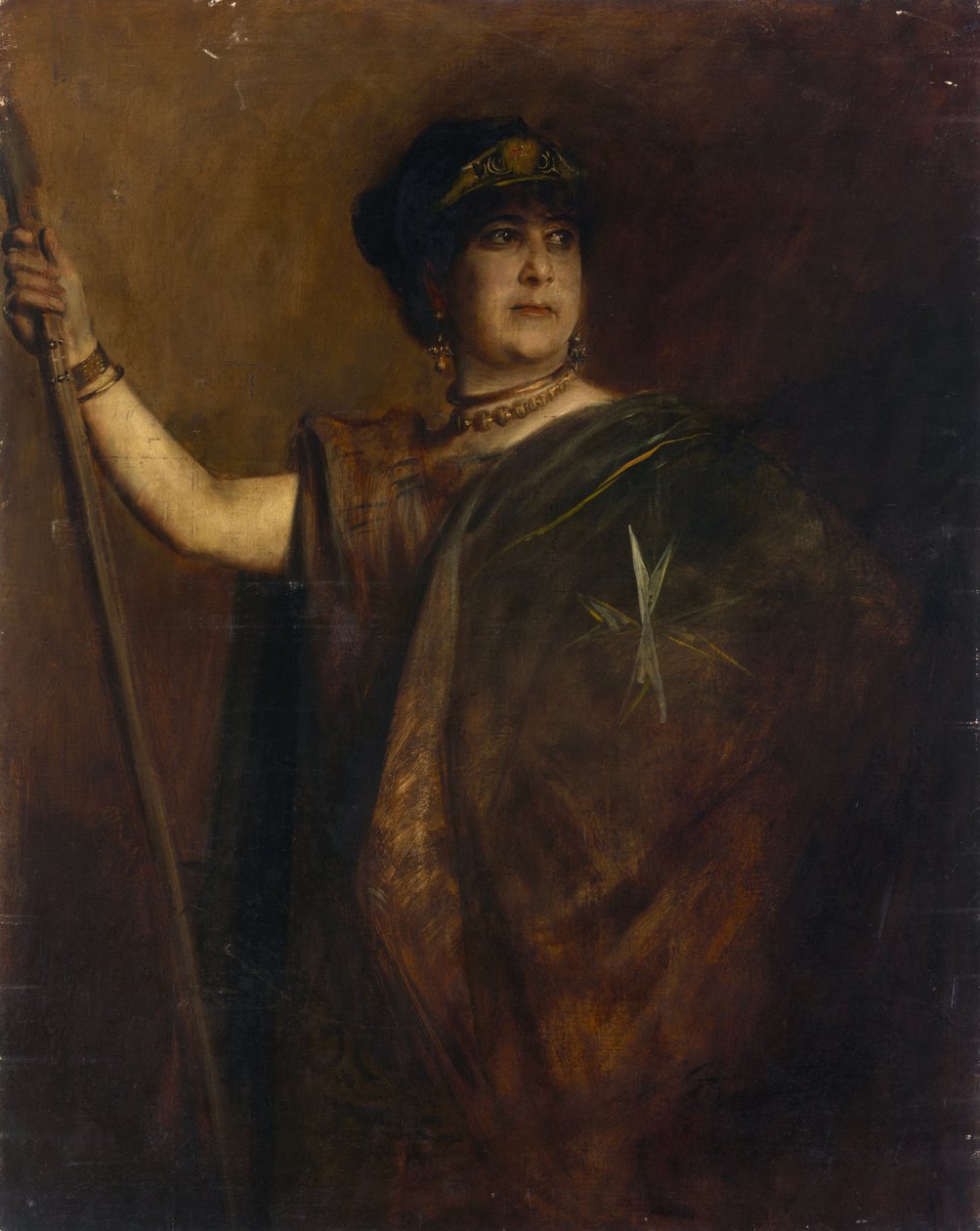 Charlotte Wolter autorstwa Franz von Lenbach