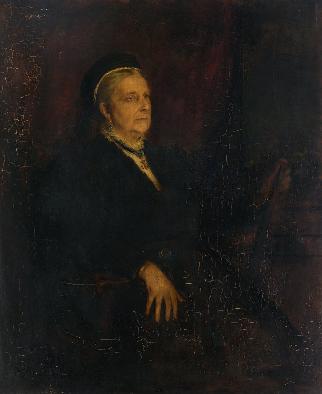 Księżniczka Klementyna Sachsen-Coburg-Gotha autorstwa Franz von Lenbach