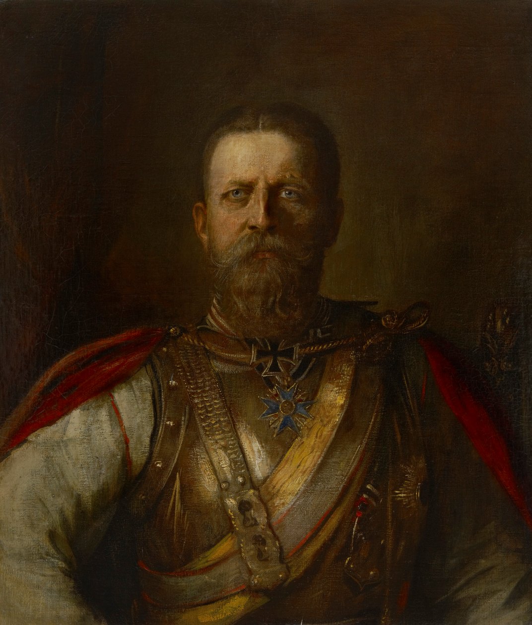Książę koronny Fryderyk Wilhelm, później Fryderyk III, cesarz niemiecki i król pruski autorstwa Franz von Lenbach