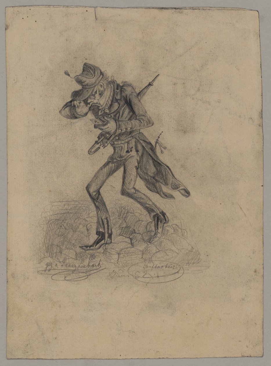 Wiejski fryzjer autorstwa Franz von Lenbach