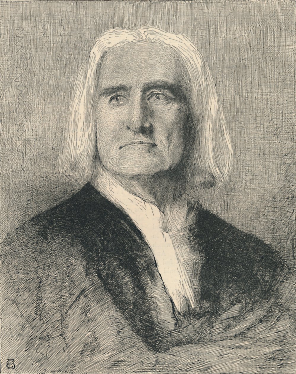Franciszek Liszt, ok. 1880, 1886 autorstwa Franz von Lenbach