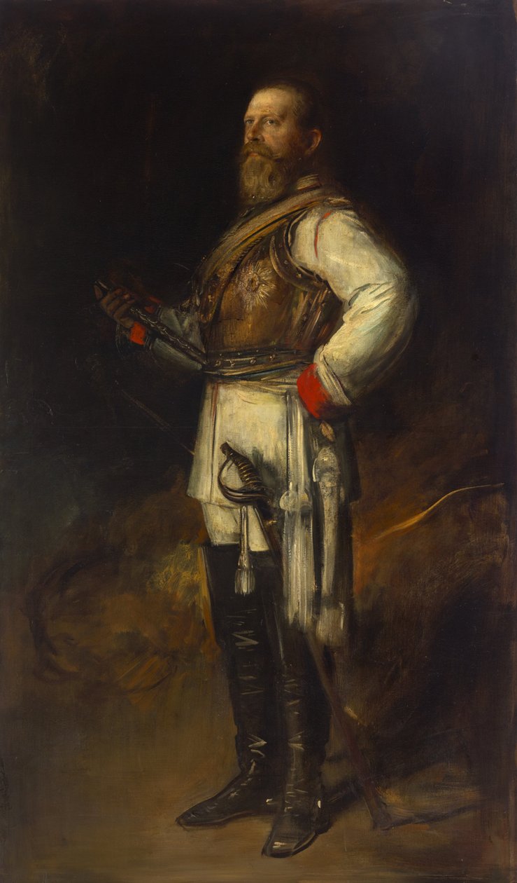 Fryderyk Wilhelm książę pruski jako Fryderyk III. Cesarz niemiecki autorstwa Franz von Lenbach