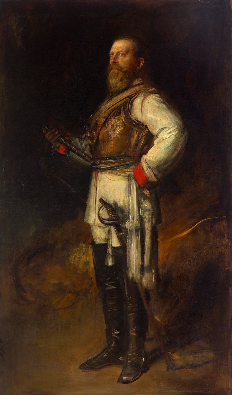 Fryderyk Wilhelm, następca tronu Prus, jako Fryderyk III, cesarz niemiecki autorstwa Franz von Lenbach