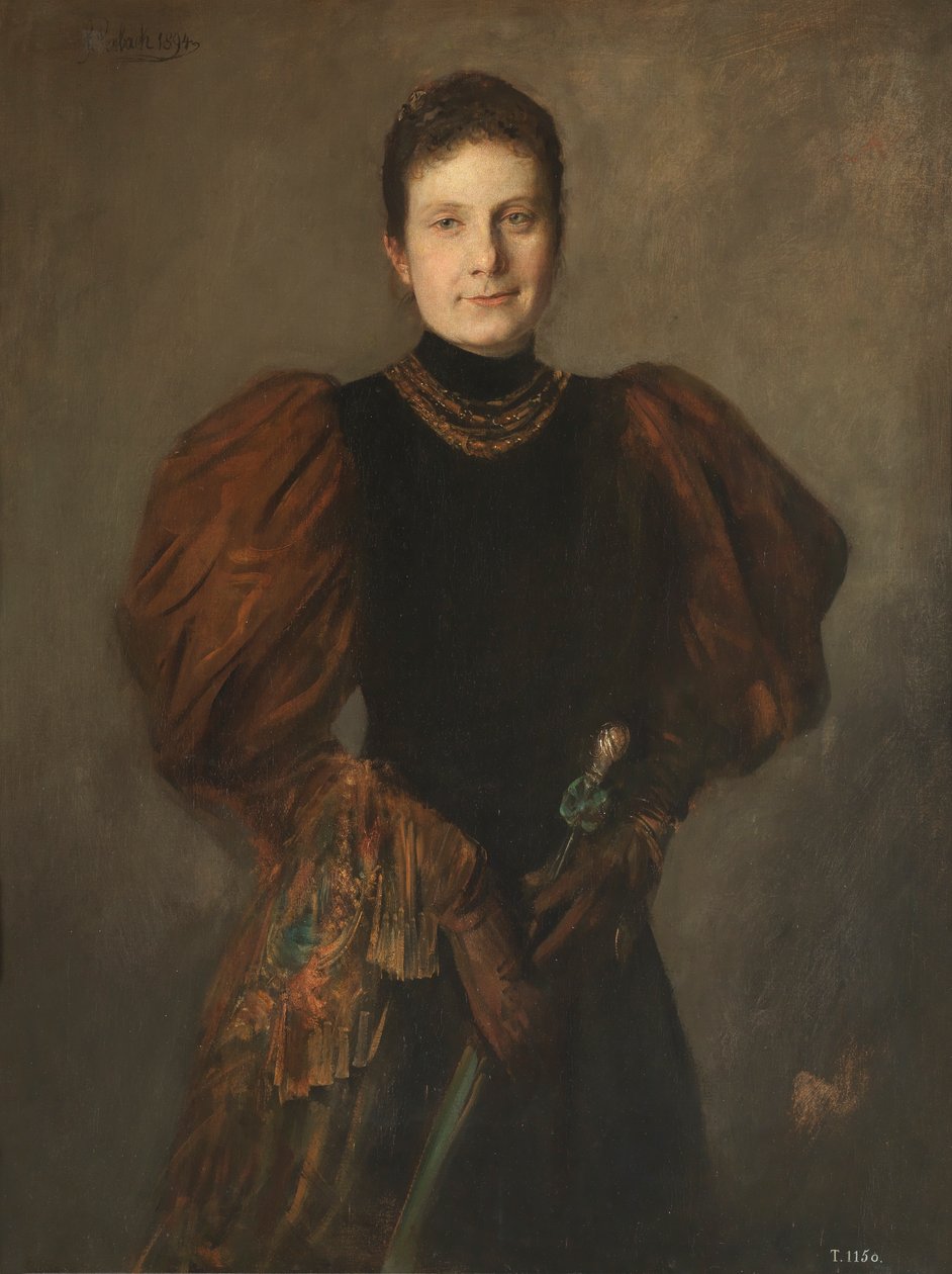 Infantka María de la Paz de Borbón, córka Izabeli II autorstwa Franz von Lenbach