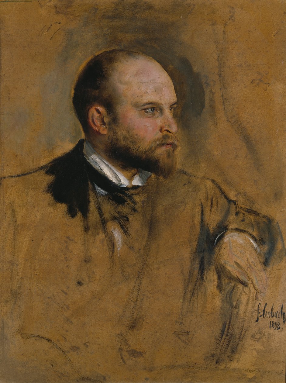 Josef Hösl autorstwa Franz von Lenbach