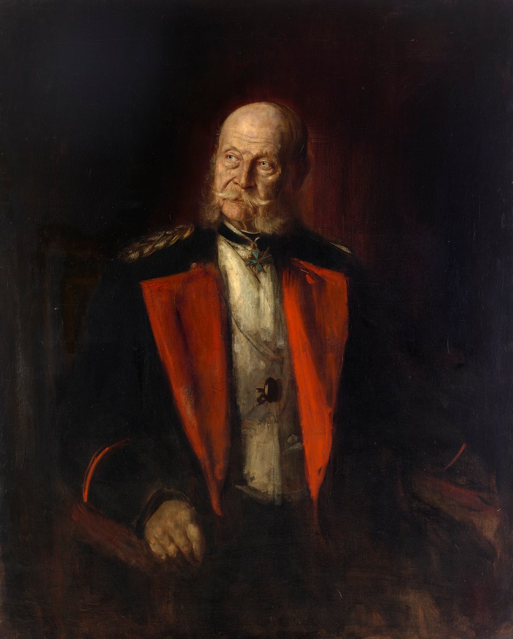 Cesarz Wilhelm I autorstwa Franz von Lenbach