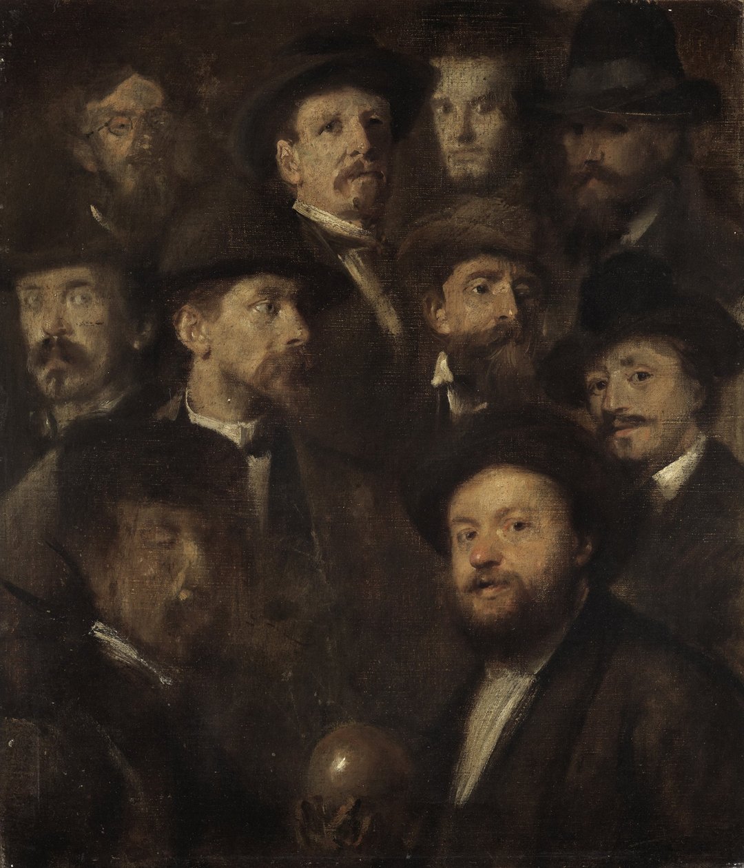Bowling Society – Dziesięć Portretów Artystów autorstwa Franz von Lenbach