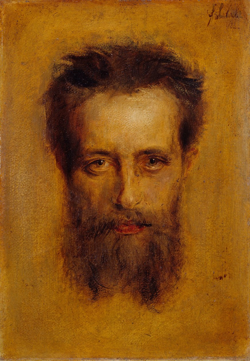 Głowa dyrygenta Hermanna Leviego autorstwa Franz von Lenbach