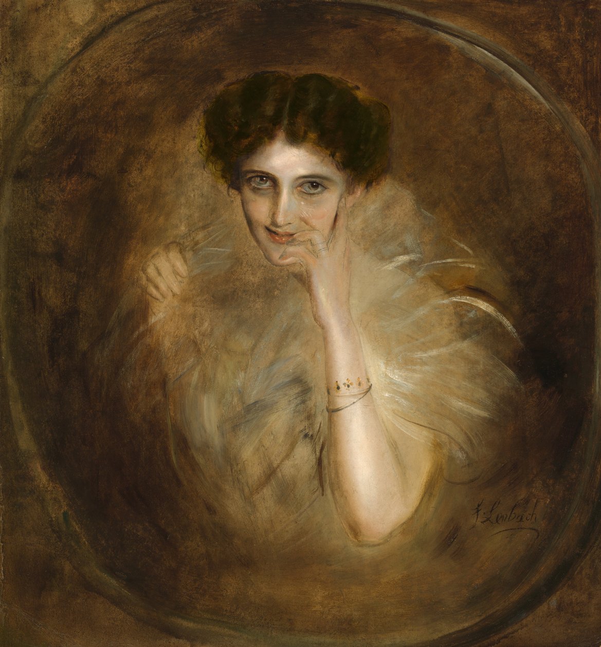 Lady Mary Victoria Leiter Curzon autorstwa Franz von Lenbach