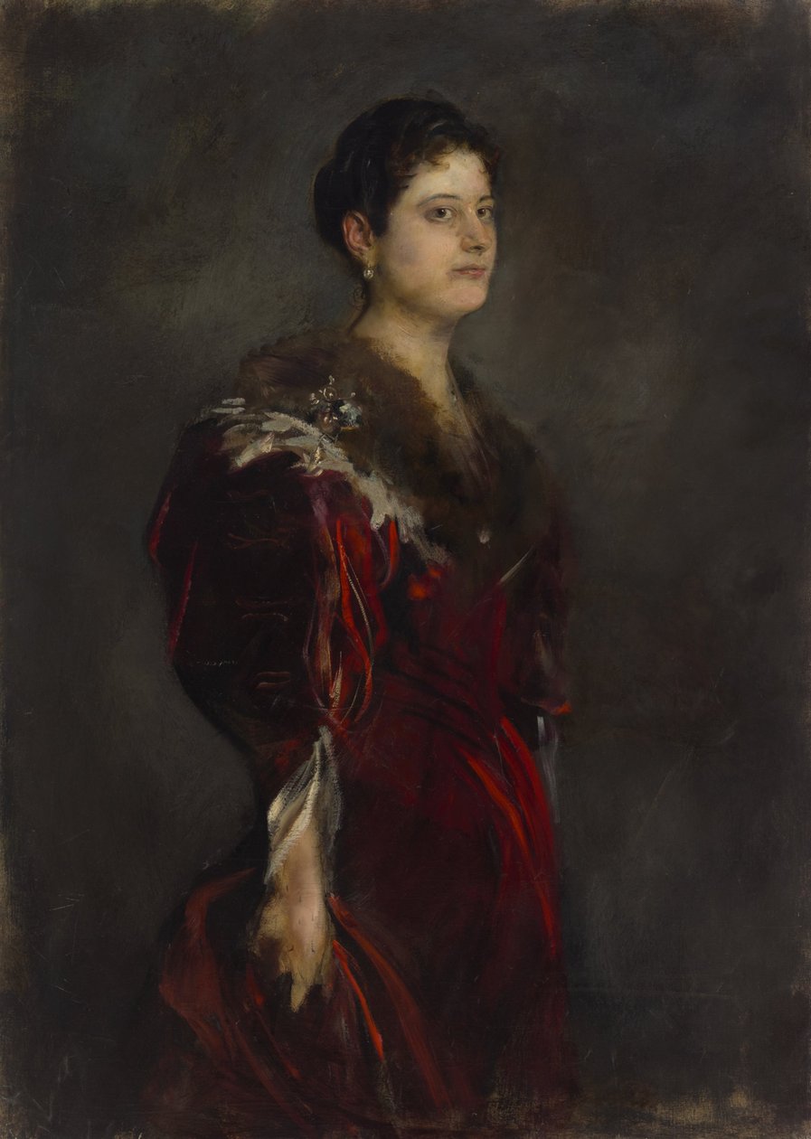 Marie Baronin Harkányi autorstwa Franz von Lenbach