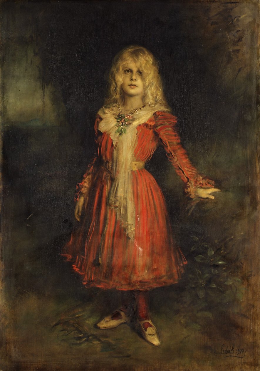 Marion Lenbach (1892-1947), córka artysty autorstwa Franz von Lenbach