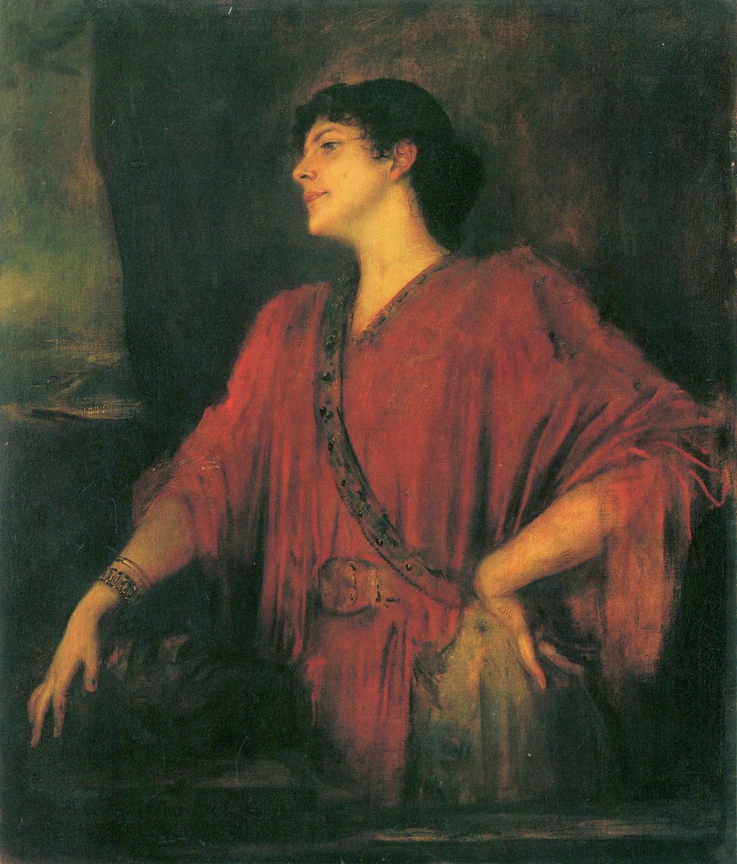 Mary Lindpaintner jako Salome autorstwa Franz von Lenbach