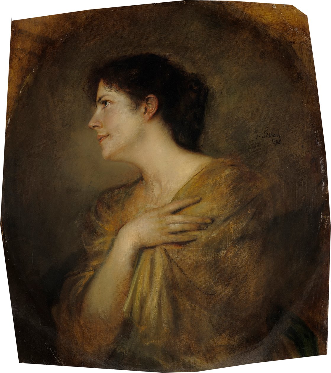 Mary Stuck (z domu Lindpaintner) autorstwa Franz von Lenbach