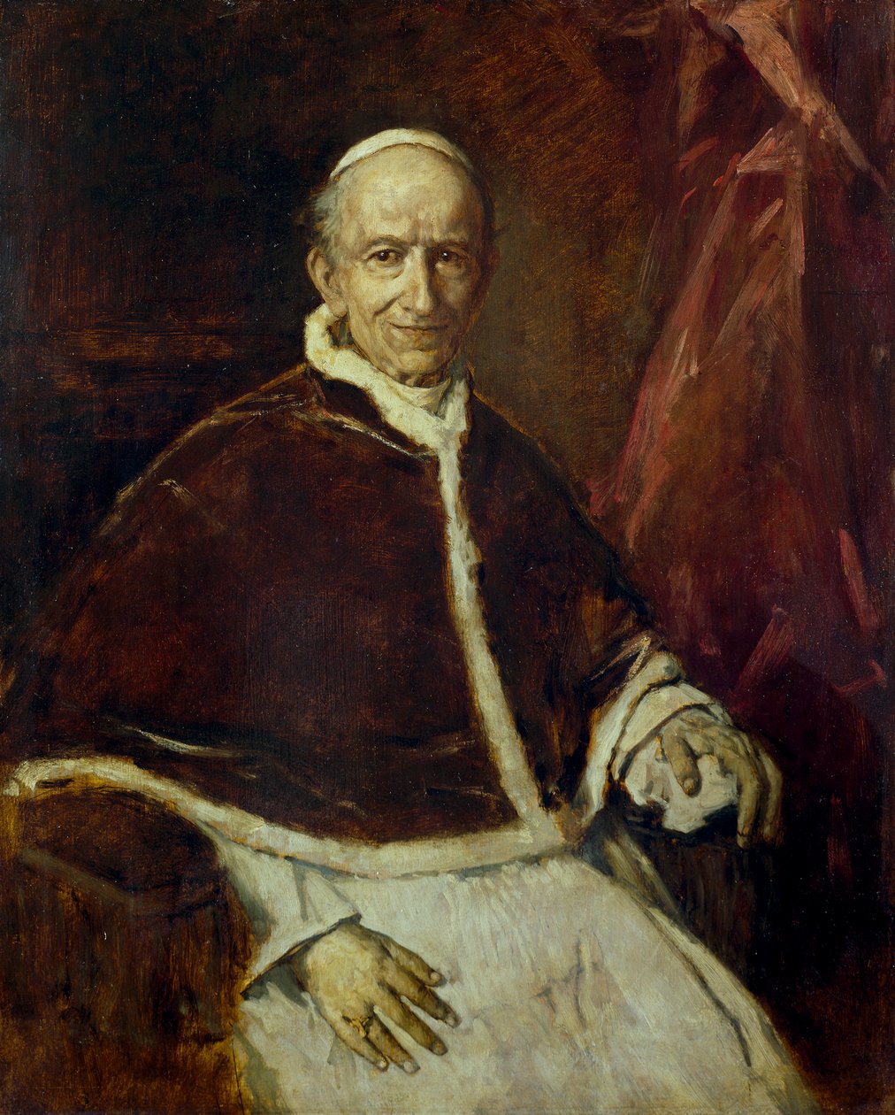 Papież Leon XIII autorstwa Franz von Lenbach