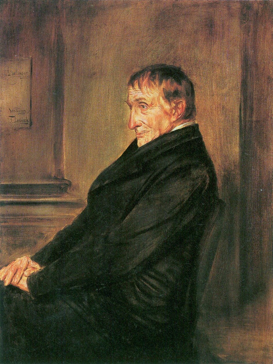 Portret Ignaza von Döllingera autorstwa Franz von Lenbach