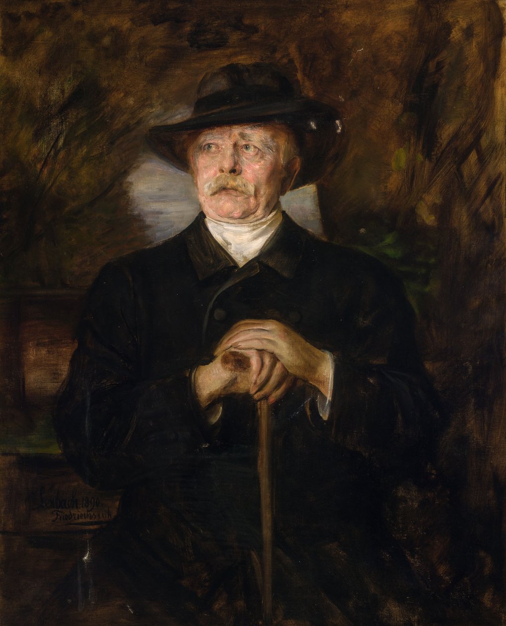 Portret Ottona von Bismarcka autorstwa Franz von Lenbach