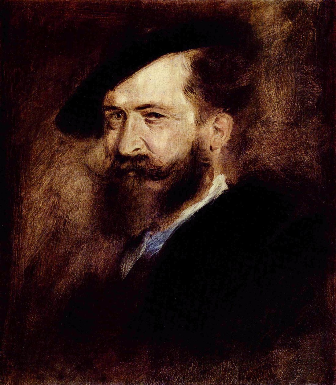 Portret Wilhelma Buscha autorstwa Franz von Lenbach