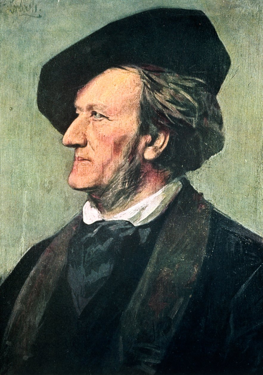 Richard Wagner 1813-1883, niemiecki kompozytor, dyrygent i eseista, koniec XIX wieku autorstwa Franz von Lenbach
