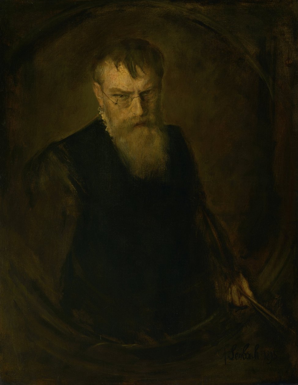 autoportret autorstwa Franz von Lenbach