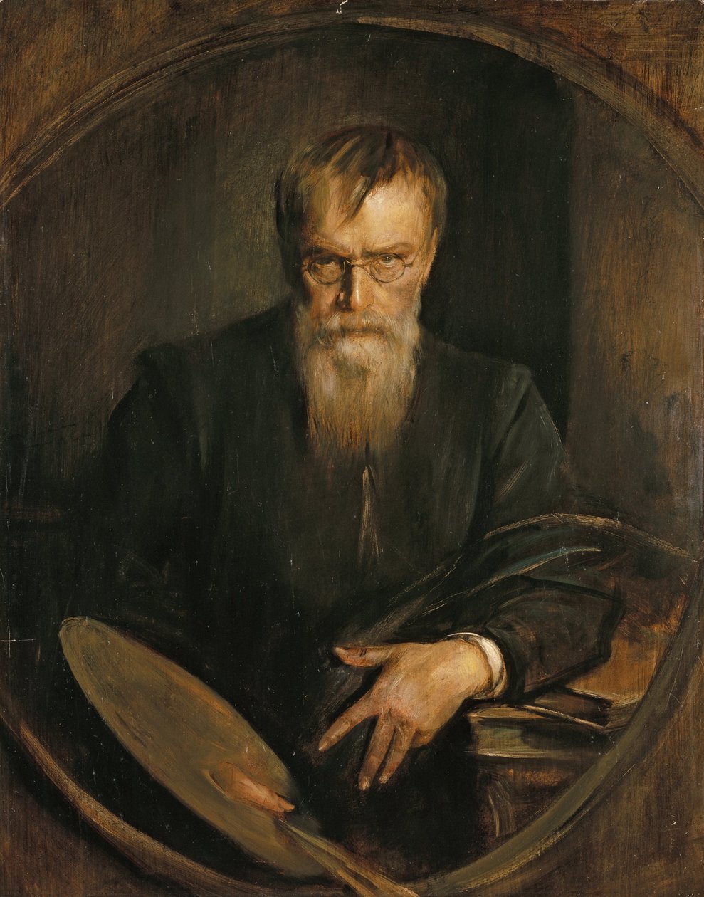 autoportret autorstwa Franz von Lenbach
