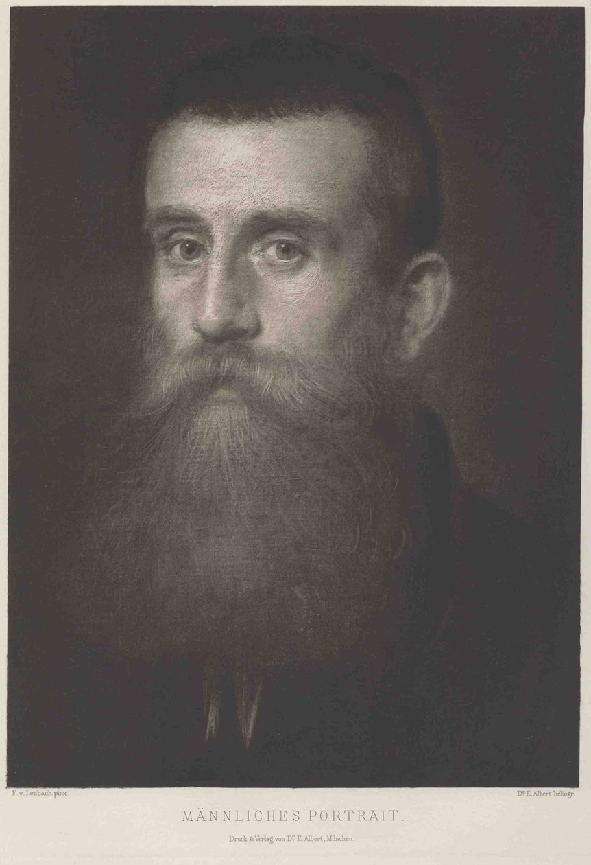 Nagłówek pracy autorstwa Franz von Lenbach