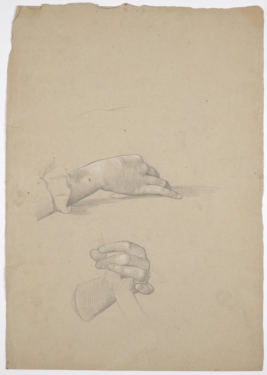 Handstudien autorstwa Franz von Matsch