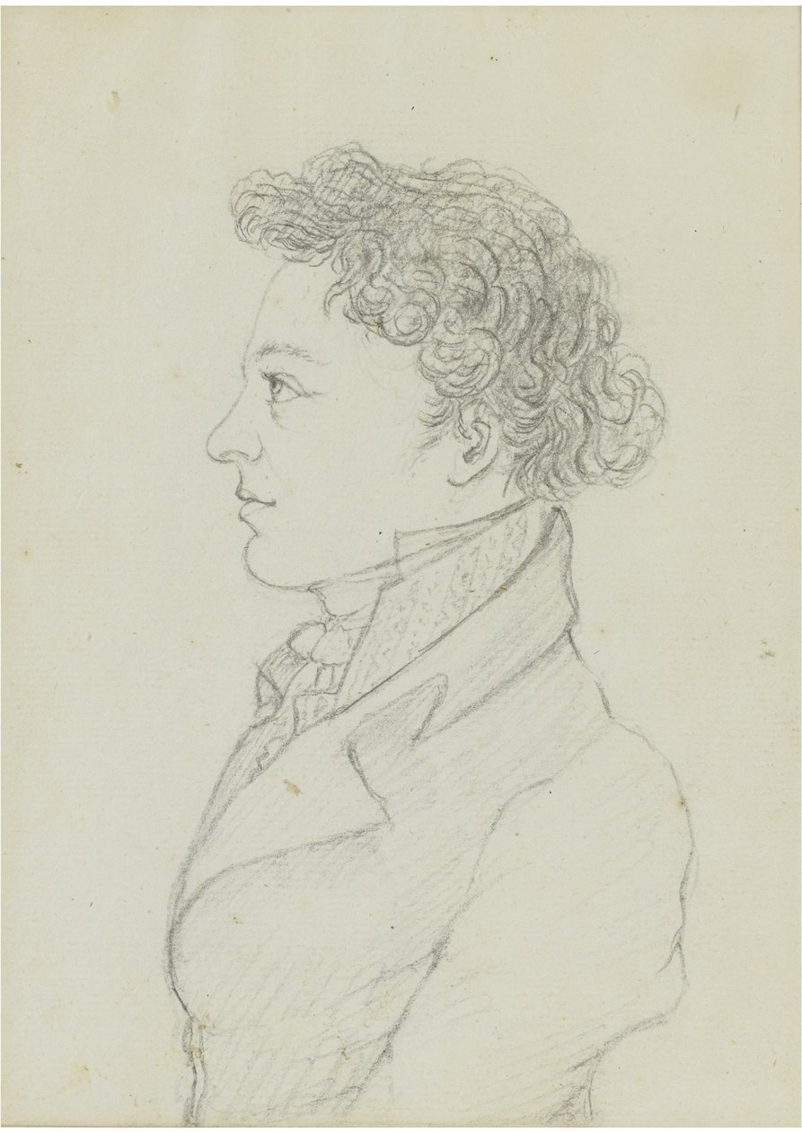 Franz Schubert 1797-1828, w wieku 17 lat, ok. 1814 autorstwa Franz von Schober
