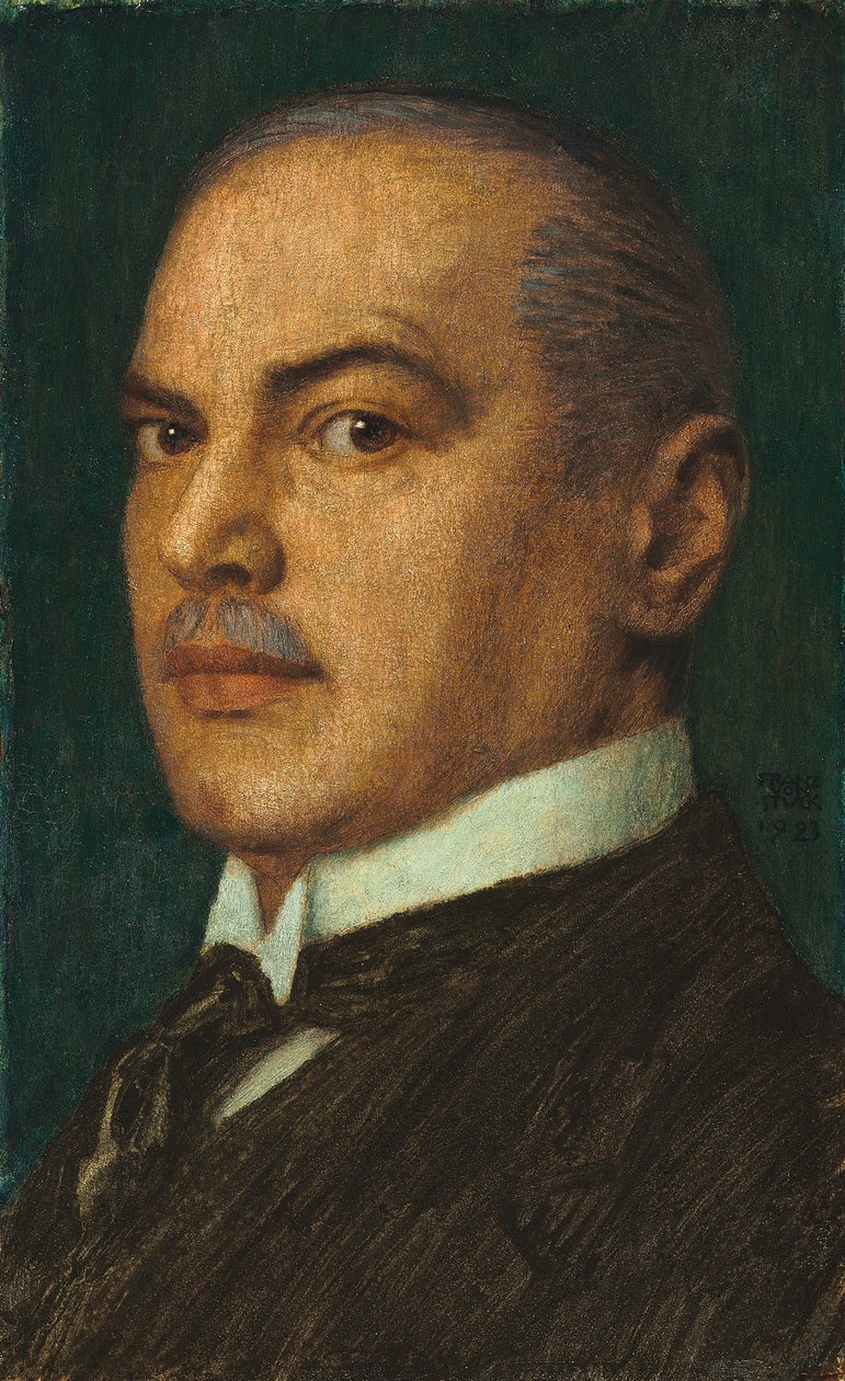 Autoportret, 1923 autorstwa Franz von Stuck