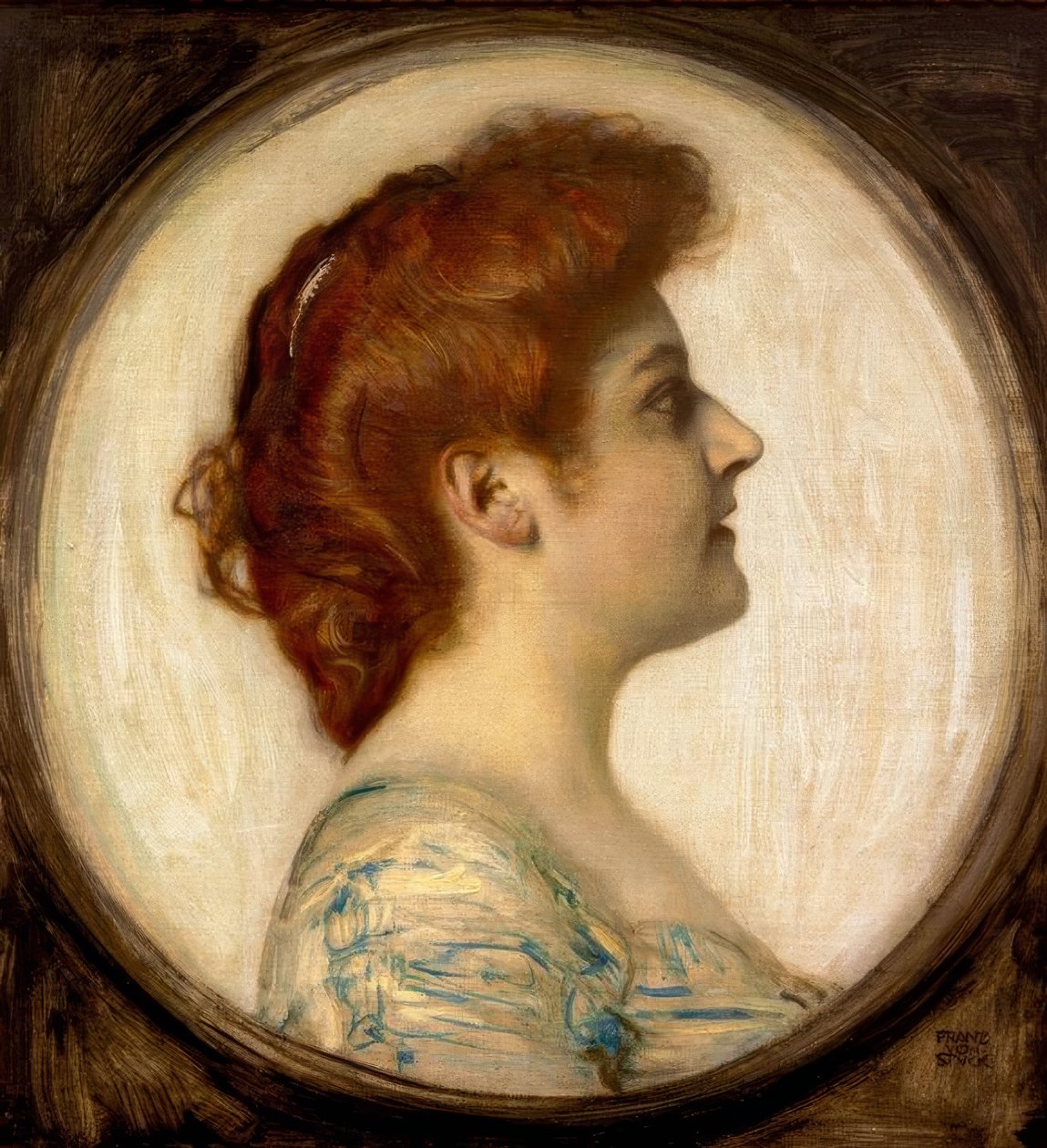 Portret damy autorstwa Franz von Stuck