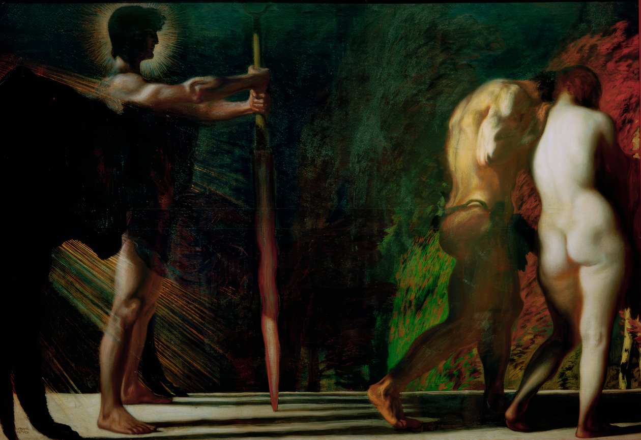 Raj utracony autorstwa Franz von Stuck