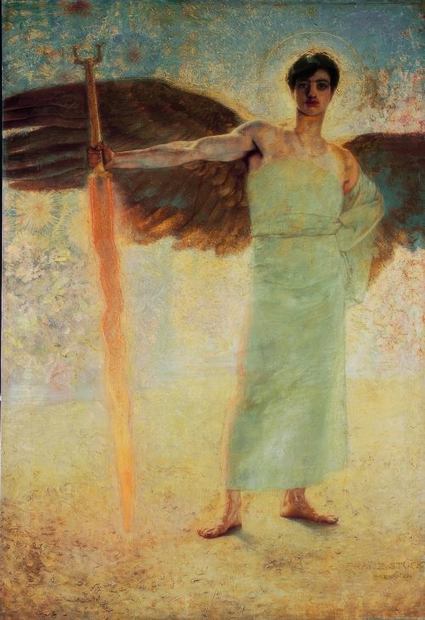 Strażnik Raju autorstwa Franz von Stuck