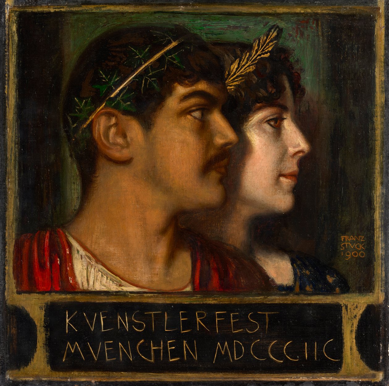 Franz i Mary utknęli autorstwa Franz von Stuck