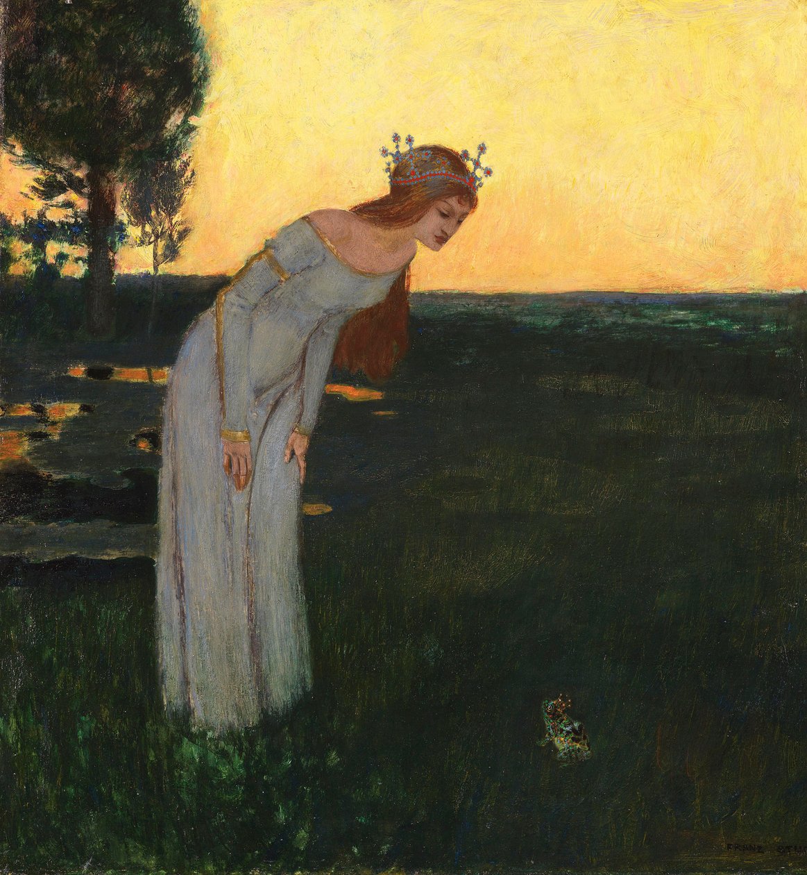 Dawno, dawno temu - Dawno, dawno temu, Stuck, Franz, Ritter von (1863-1928). olej na drewnie autorstwa Franz von Stuck