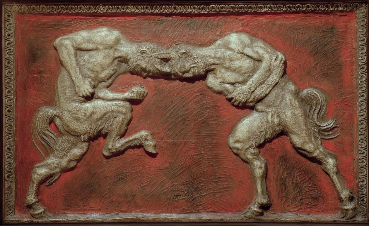 Zwalczanie faunów autorstwa Franz von Stuck