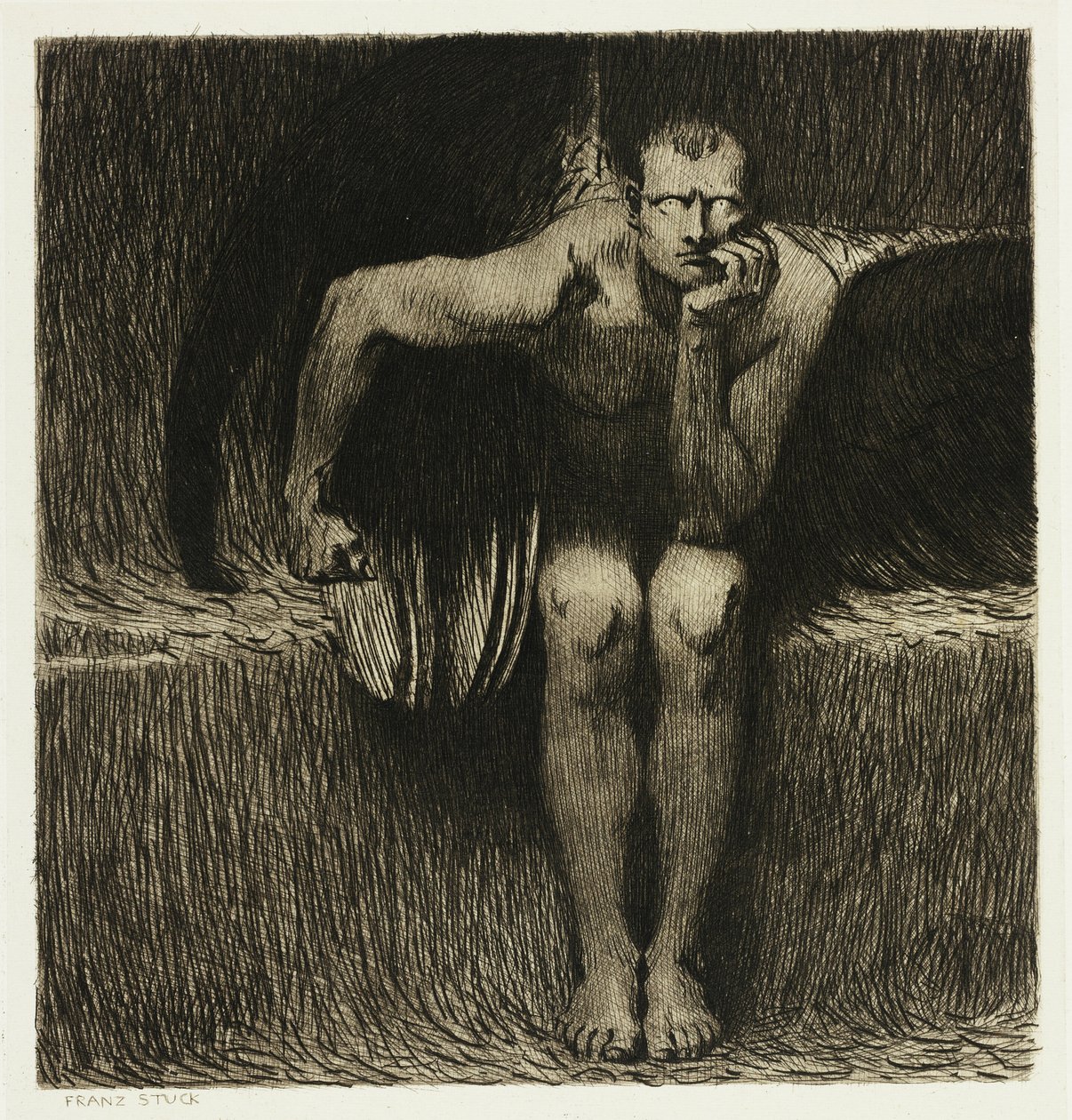 Lucyfer autorstwa Franz von Stuck