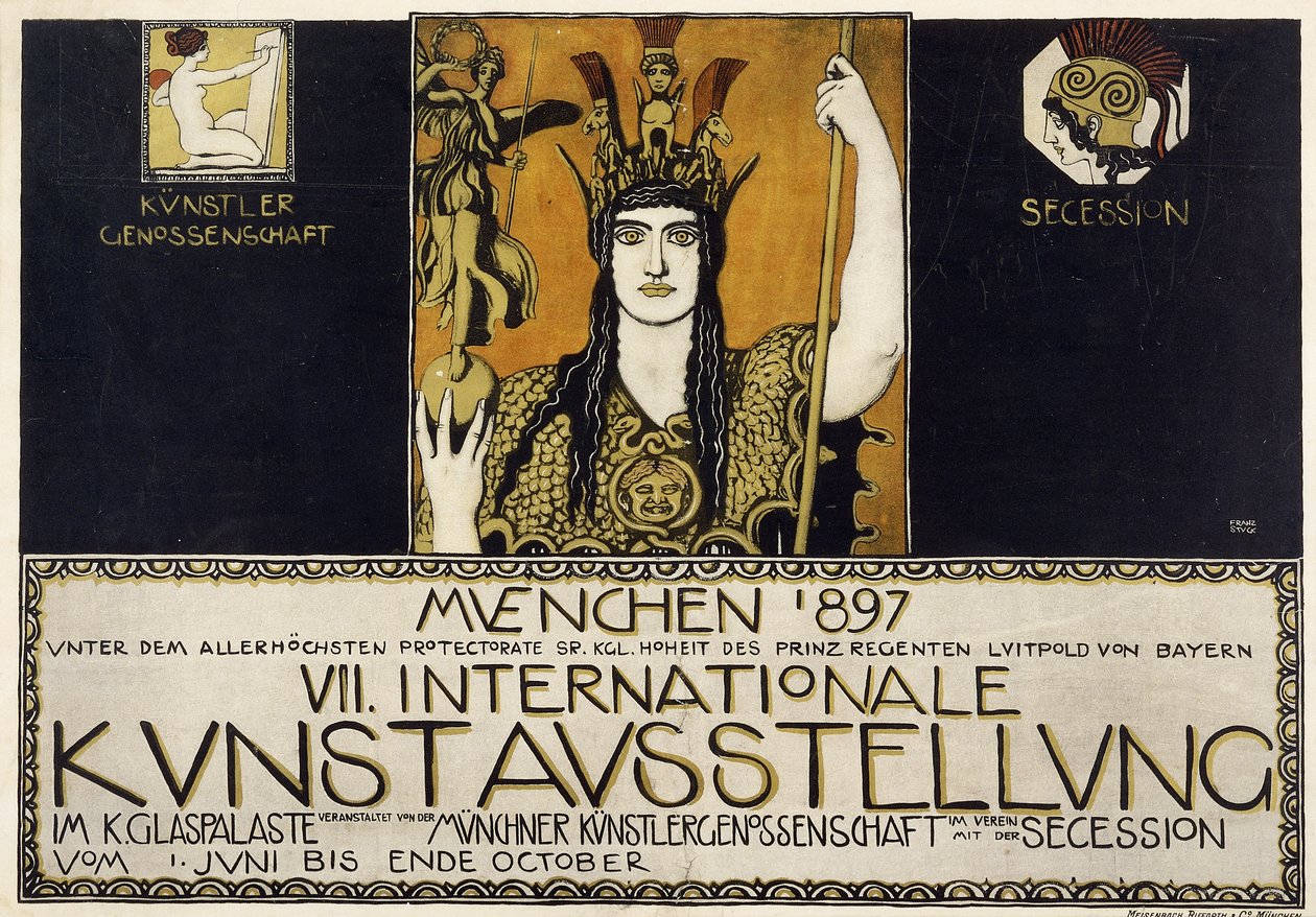Monachium 1897, VII Międzynarodowa Wystawa Sztuki, 1897 autorstwa Franz von Stuck