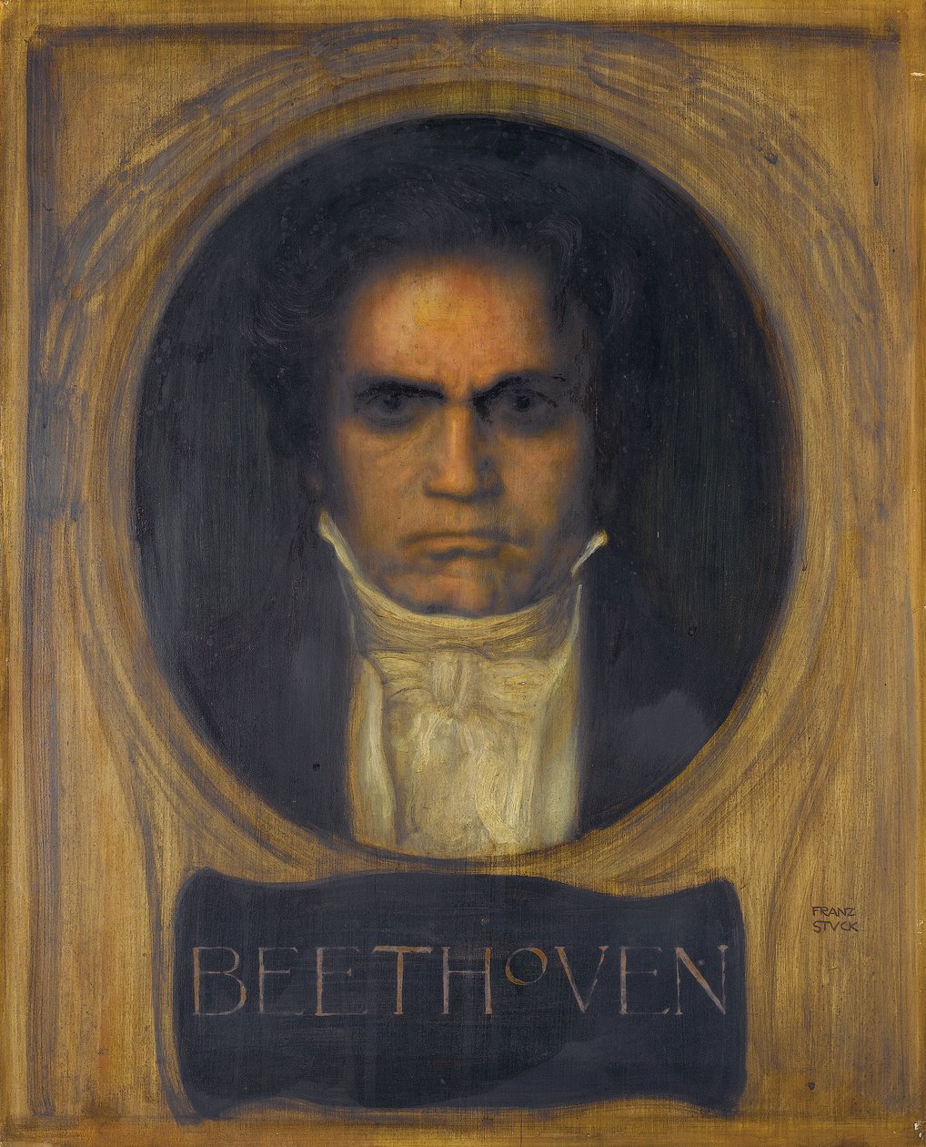 Portret Ludwiga van Beethovena autorstwa Franz von Stuck